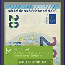 Apps van de week: Controleren of een eurobiljet echt is
