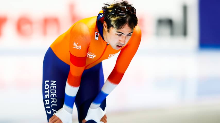 prototype Perforatie Bestrating Nederlanders stellen teleur op eerste 500 meter bij de mannen, Matsui wint  | Schaatsen | NU.nl