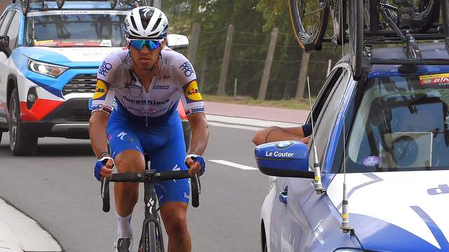 Zdenek Stybar in actie voor Deceuninck Quick-Step.