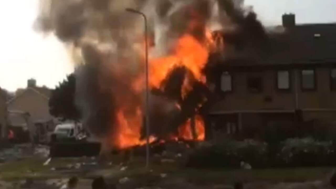 Gasexplosie in woonwijk Urk