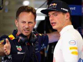 Red Bull-teambaas Horner baalt van fout Verstappen