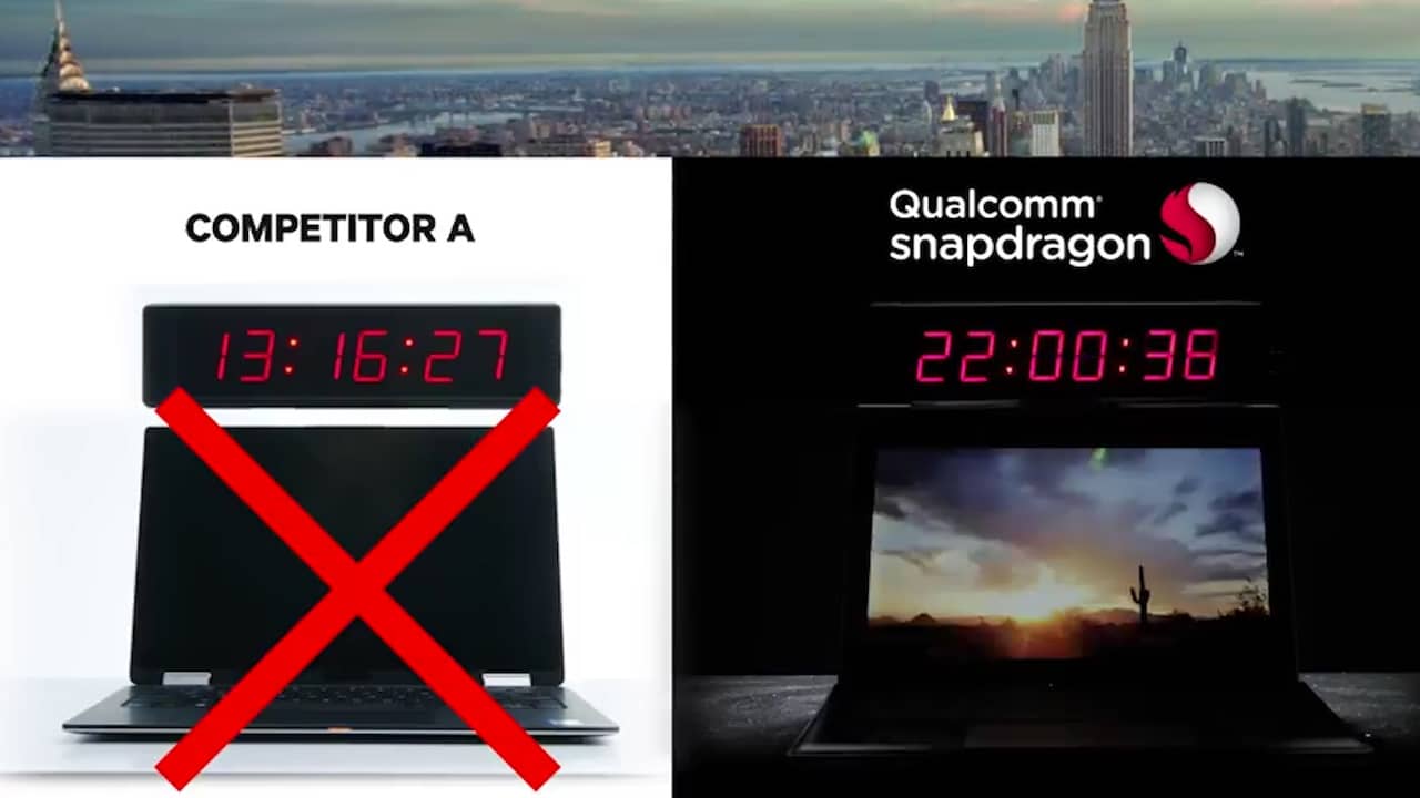 Beeld uit video: Microsoft belooft batterijduur van 22 uur met nieuwe laptops	