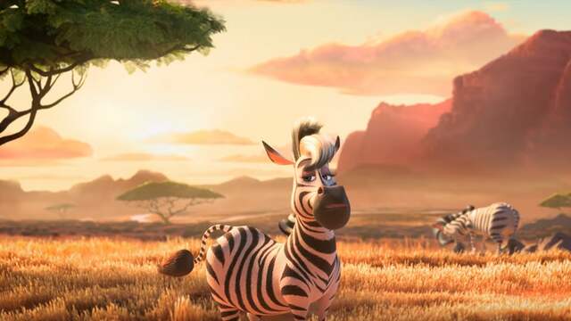 Ariana Grande als zebra