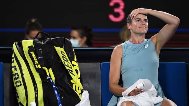 Jennifer Brady kon in de Australian Open-finale niet stunten tegen Naomi Osaka.