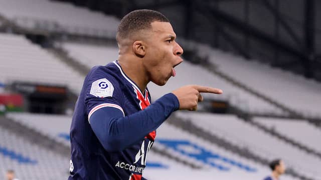 Kylian Mbappé opende de score voor Paris Saint-Germain.