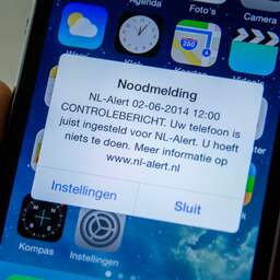 Dit moet je weten over het NL-Alert-bericht op je smartphone