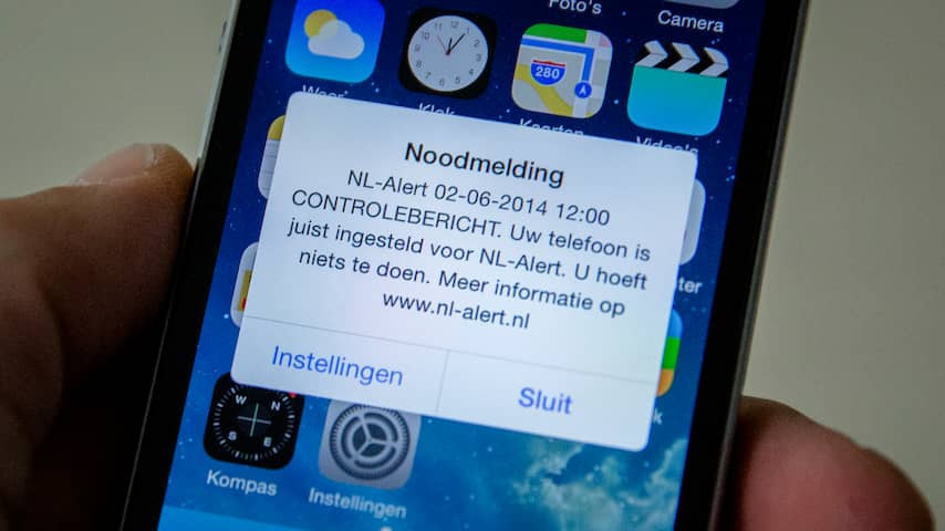 Dit moet je weten over het NL-Alert-bericht op je smartphone