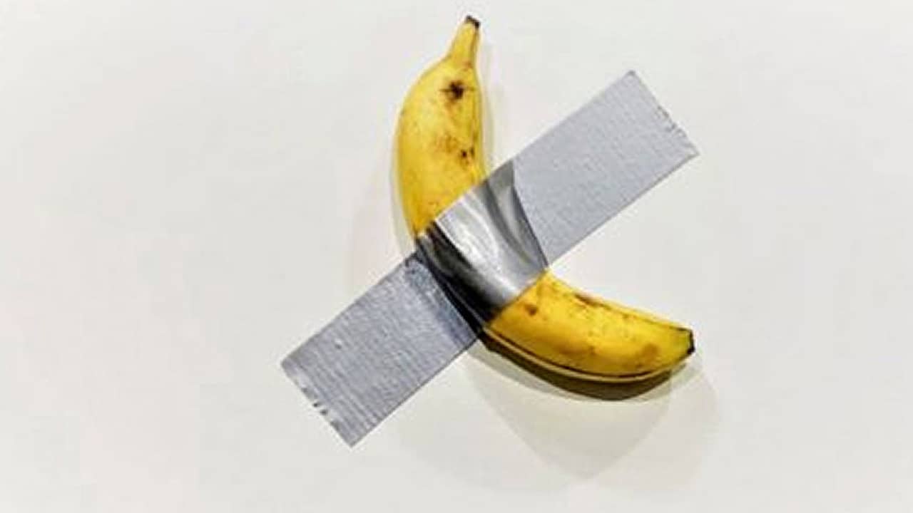 Valuable banana artwork eaten by visitors Teller Report