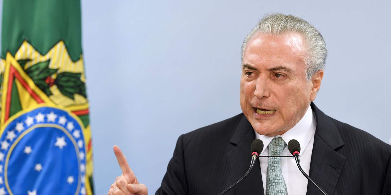 President Brazilië weigert op te stappen