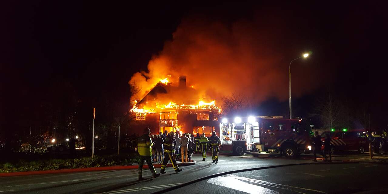 Restaurant in Tilburg verwoest na uitslaande brand