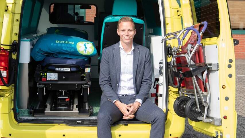 Kees Veldboer jr., directeur Stichting Ambulance Wens