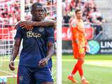 Ajax-spits Brobbey krijgt bloemetje van FC Utrecht na apengeluiden