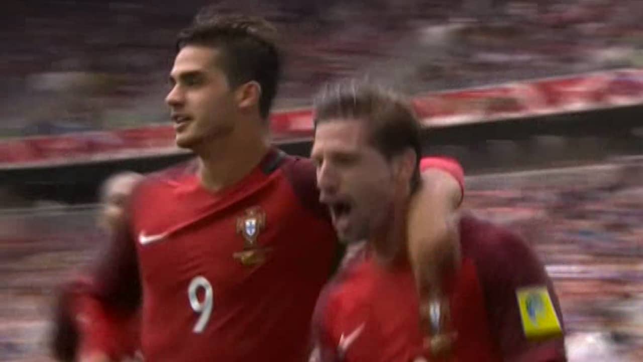 Beeld uit video: Portugal wint brons op Confederations Cup door doelpunt in verlenging