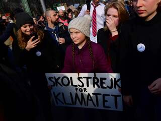 Duizenden Belgische 'klimaatspijbelaars' marcheren met Zweeds boegbeeld