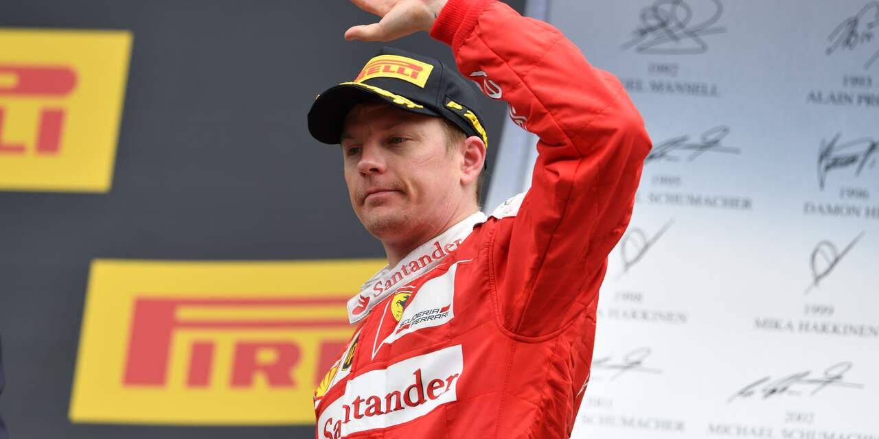 Raikkonen verlengt contract bij Ferrari met een jaar