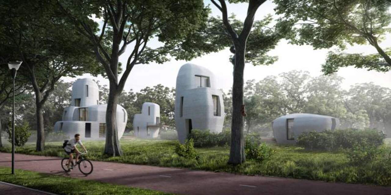 In Eindhoven komen de eerste 3D-geprinte huizen van Nederland