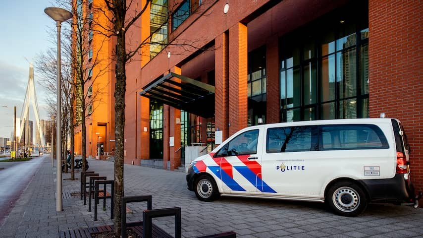 Beveiligde rechtbank Rotterdam