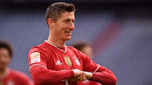 Er staat dit seizoen opnieuw geen maat op Robert Lewandowski.