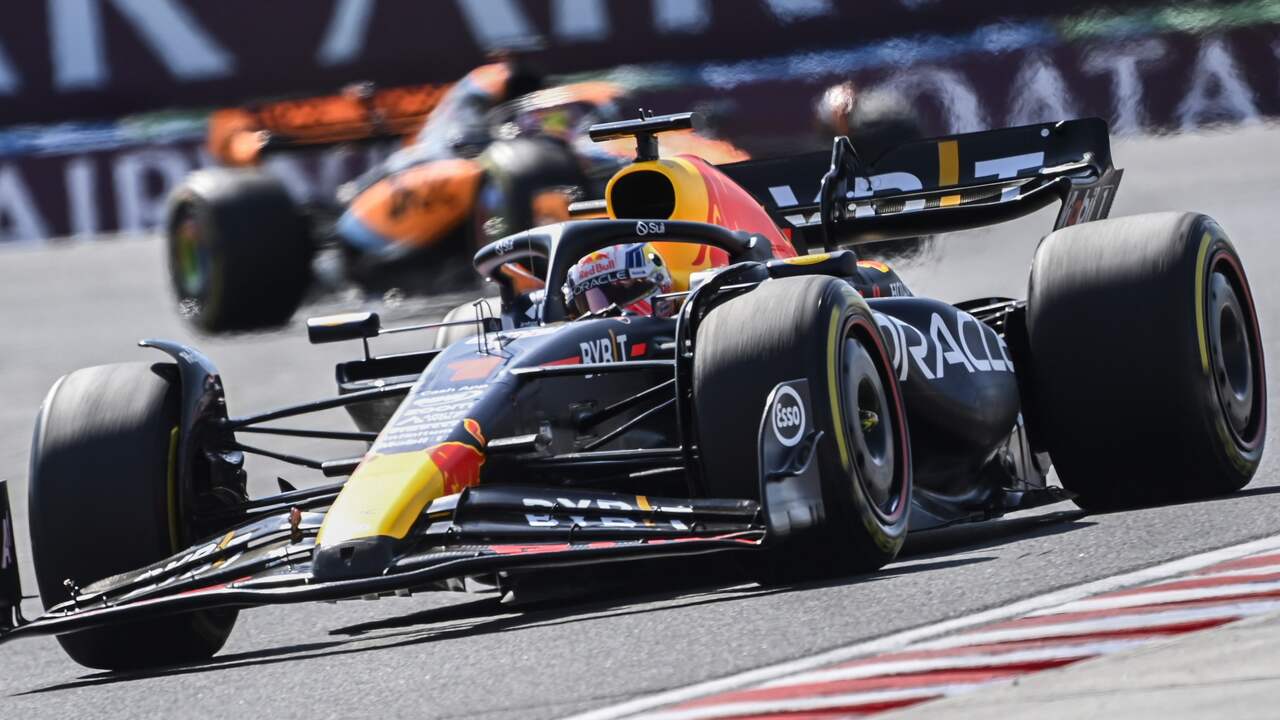 Image from video: Summary: Verstappen trumps Hamilton at the start and wins in Hungary