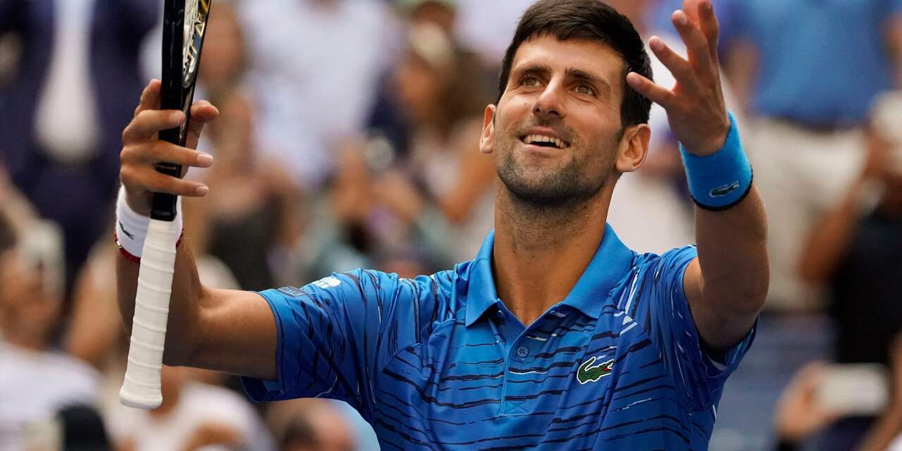 Djokovic zonder setverlies verder op US Open, Barty komt met schrik vrij