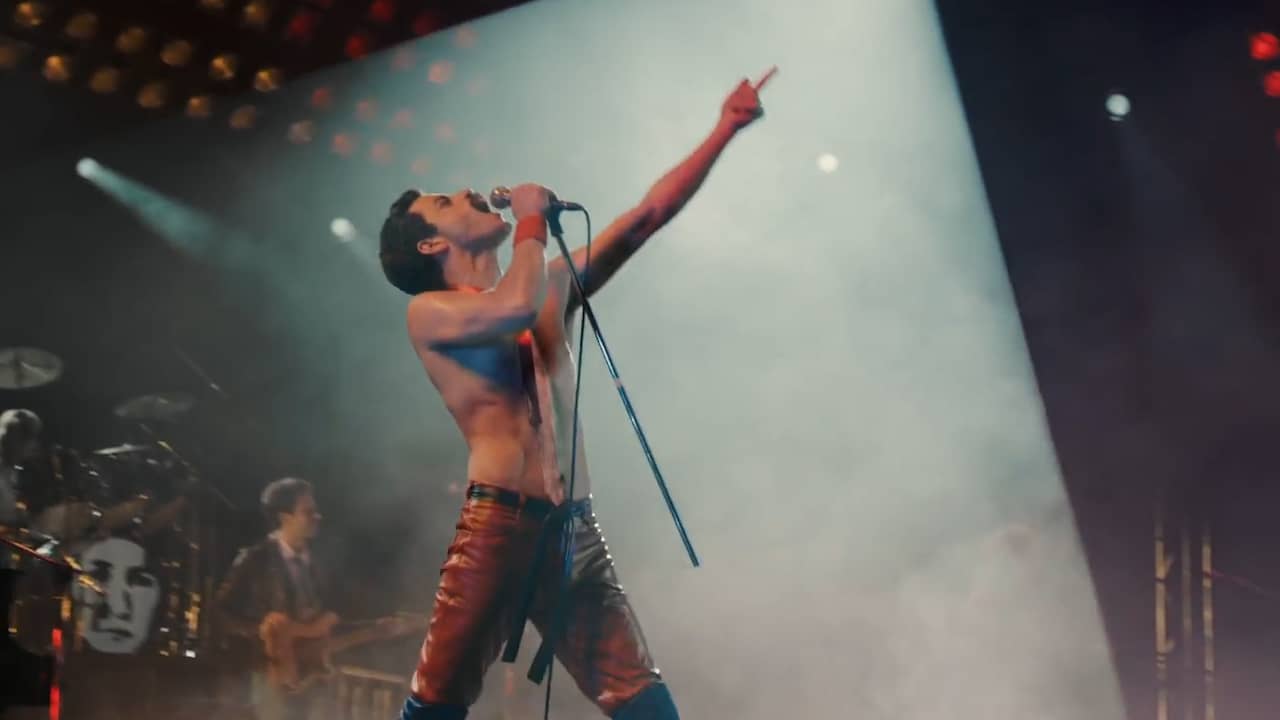 Beeld uit video: Rami Malek als Freddie Mercury in trailer Bohemian Raphsody
