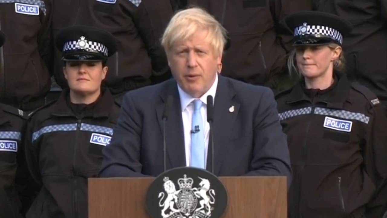 Beeld uit video: Johnson: 'Liever dood in greppel dan uitstel Brexit'