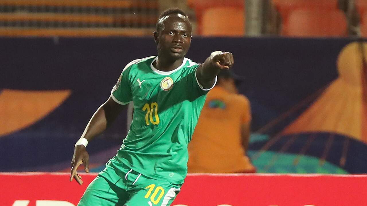 Sterspeler Sadio Mané was met een doelpunt belangrijk voor Senegal.
