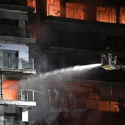 Meerdere doden door grote brand in flatgebouw Valencia