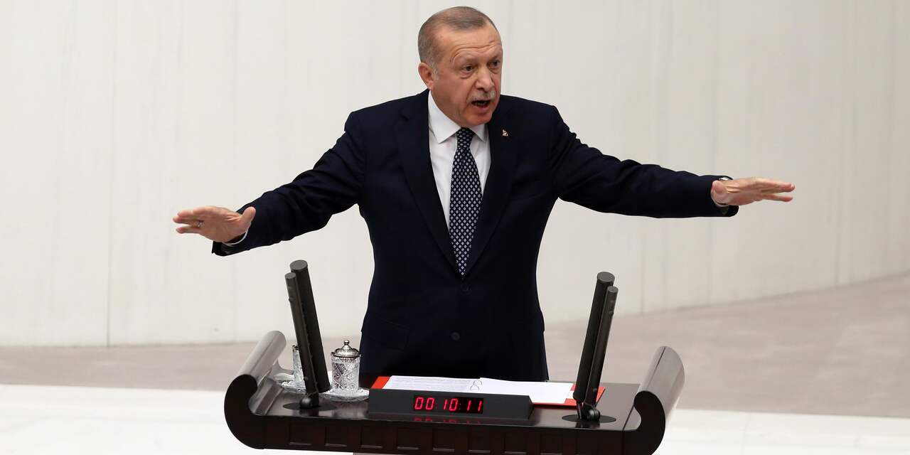 Rente in Turkije gaat volgens Erdogan in gematigder tempo omlaag