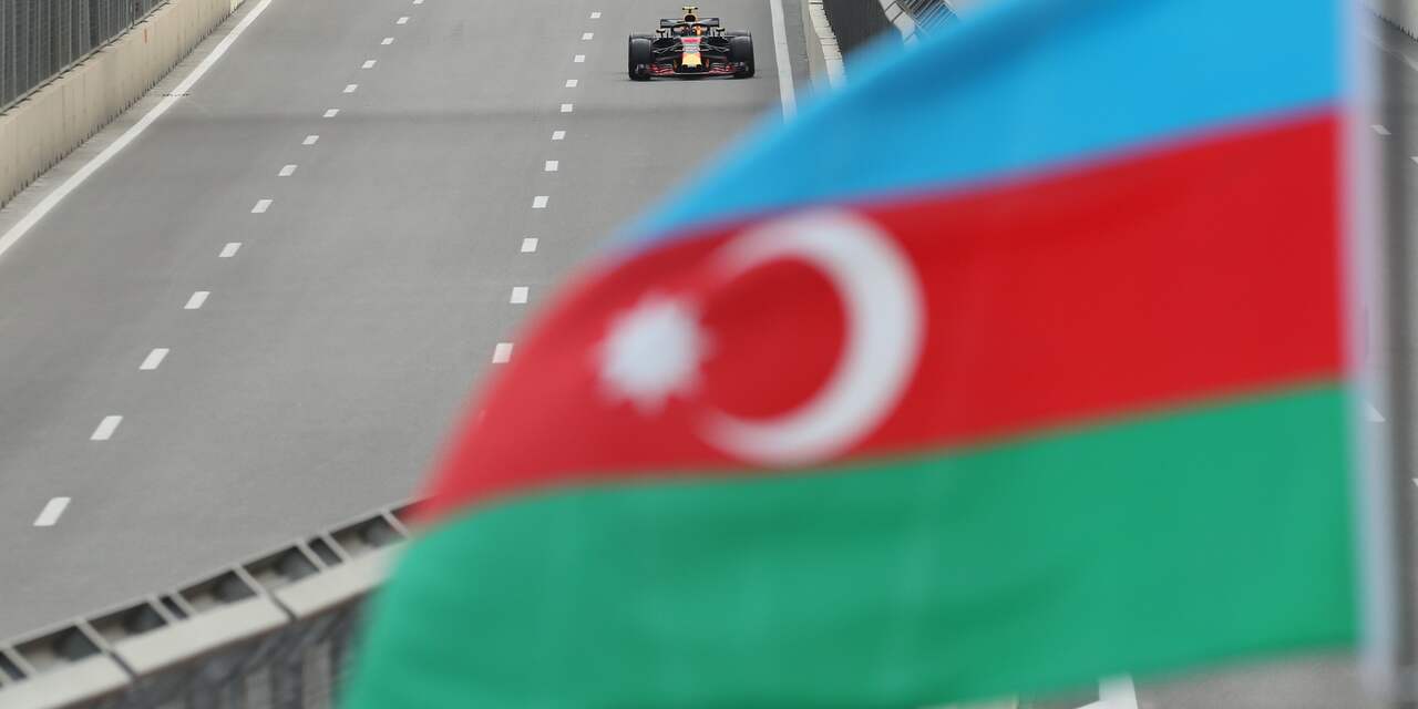 Vijfde startplek Verstappen bij GP Azerbeidzjan, Vettel pakt pole position