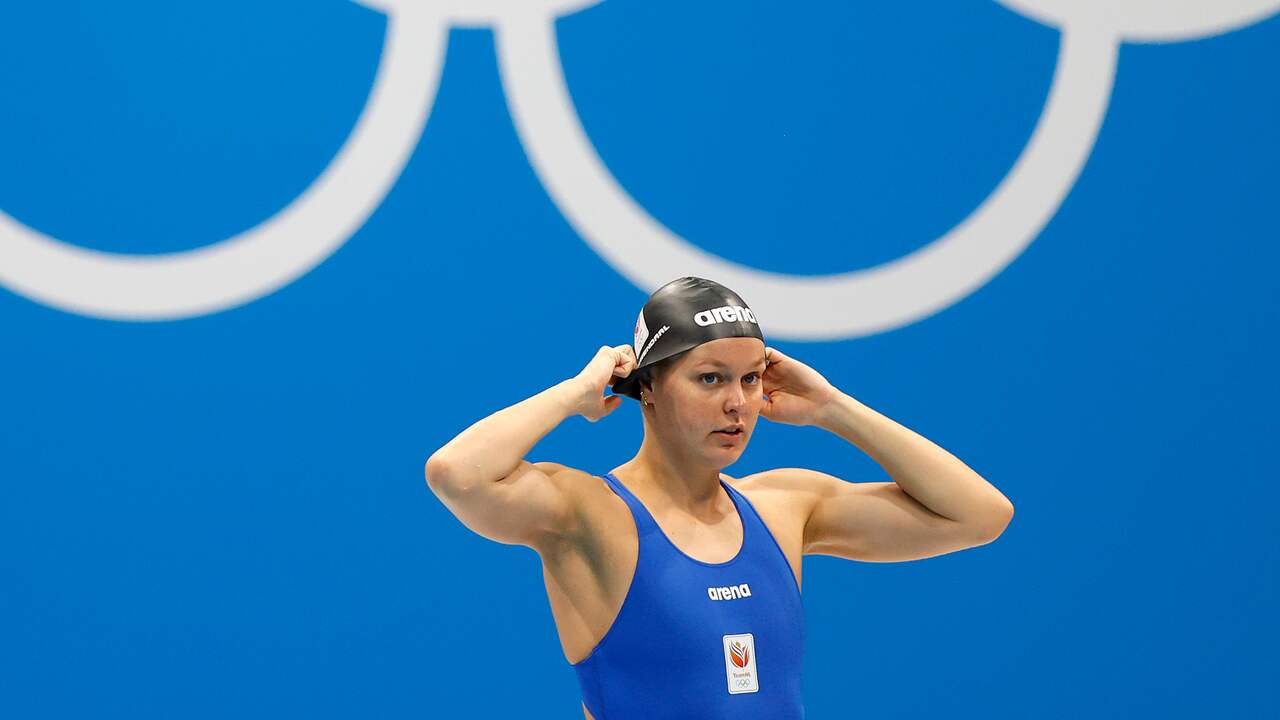 Sharon van Rouwendaal is door naar de halve finales.