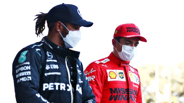 Charles Leclerc verwacht een lastige race tegen Lewis Hamilton en Max Verstappen