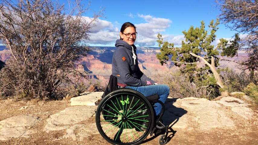 Nicolette van der Drift rolstoel