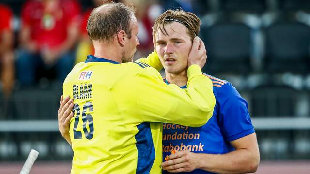 Pirmin Blaak en Jorrit Croon hielpen Nederland aan de winst bij de shoot-outs.