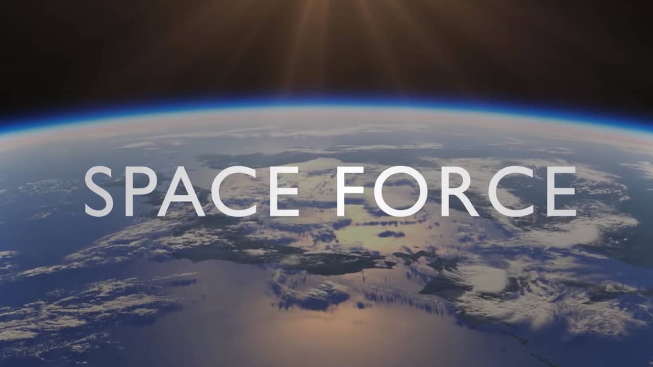 Beeld uit video: Bekijk de aankondiging van 'Space Force'