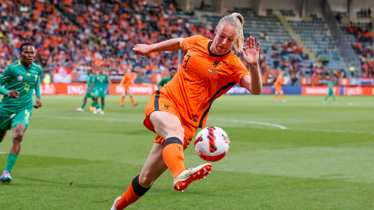 Stefanie van der Gragt behoort tot de Oranje-selectie voor het EK van volgende maand.