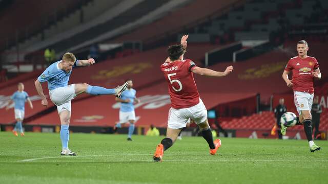 Kevin De Bruyne en City staan weer in een bekerfinale.