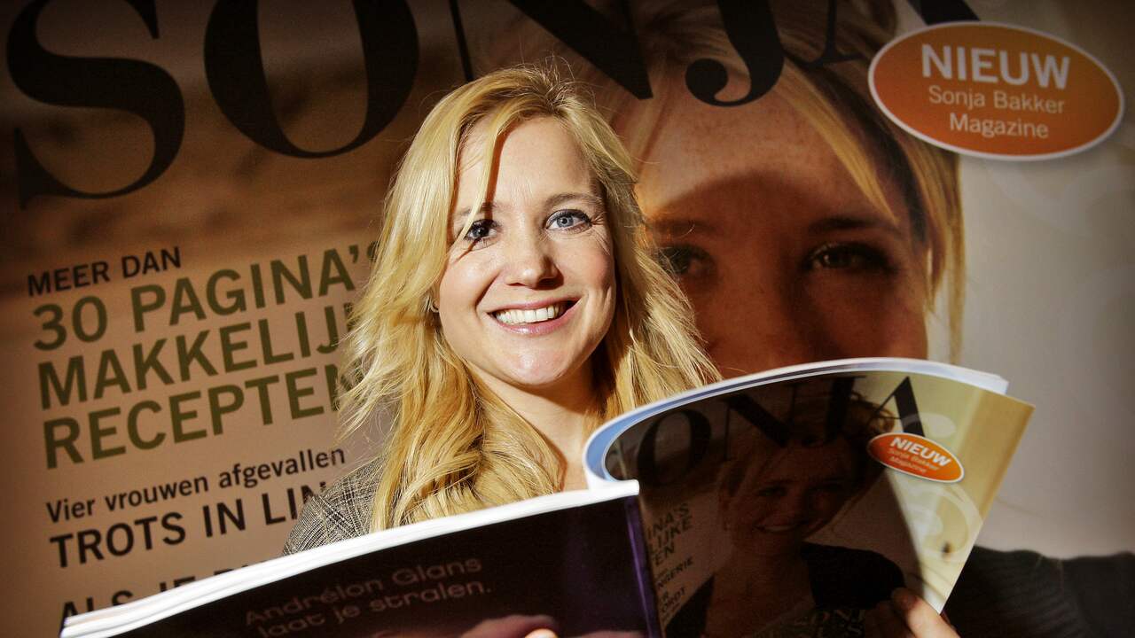 Sonja Bakker presents her own magazine, in 2009.