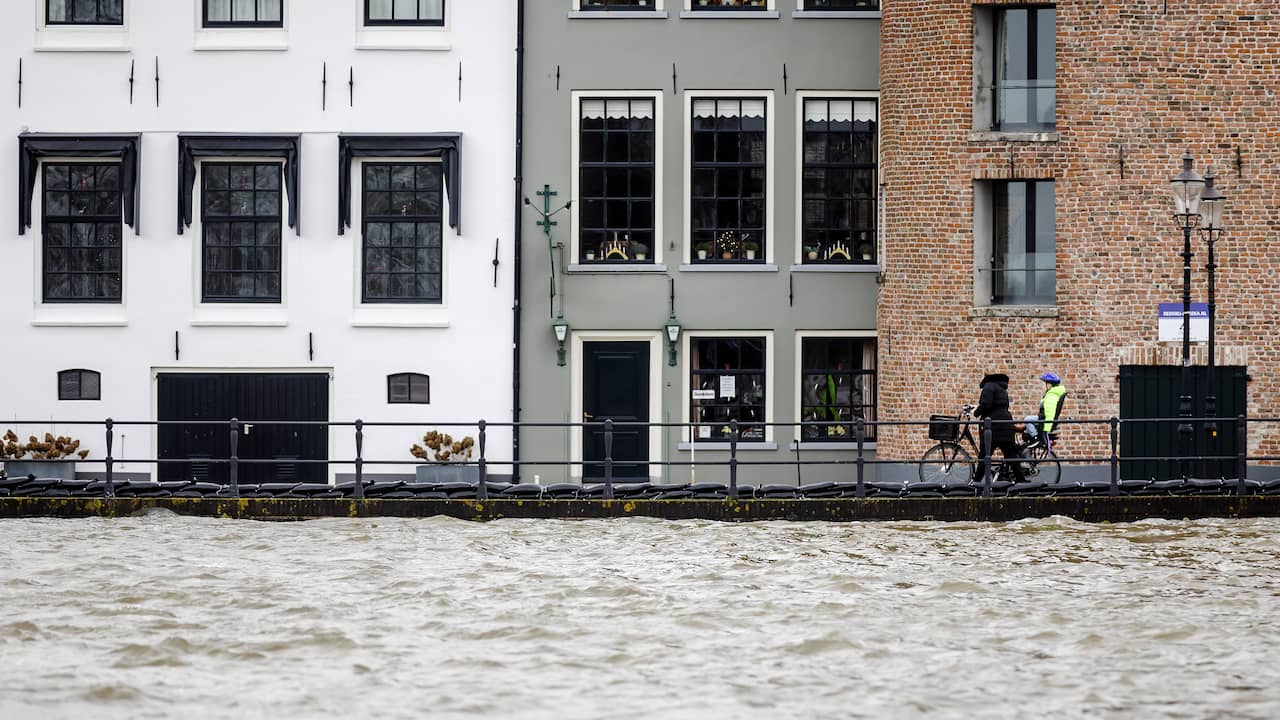 Drents Overijsselse Delta Water Board Monitoring Rising Water Levels in Vecht and IJssel Rivers