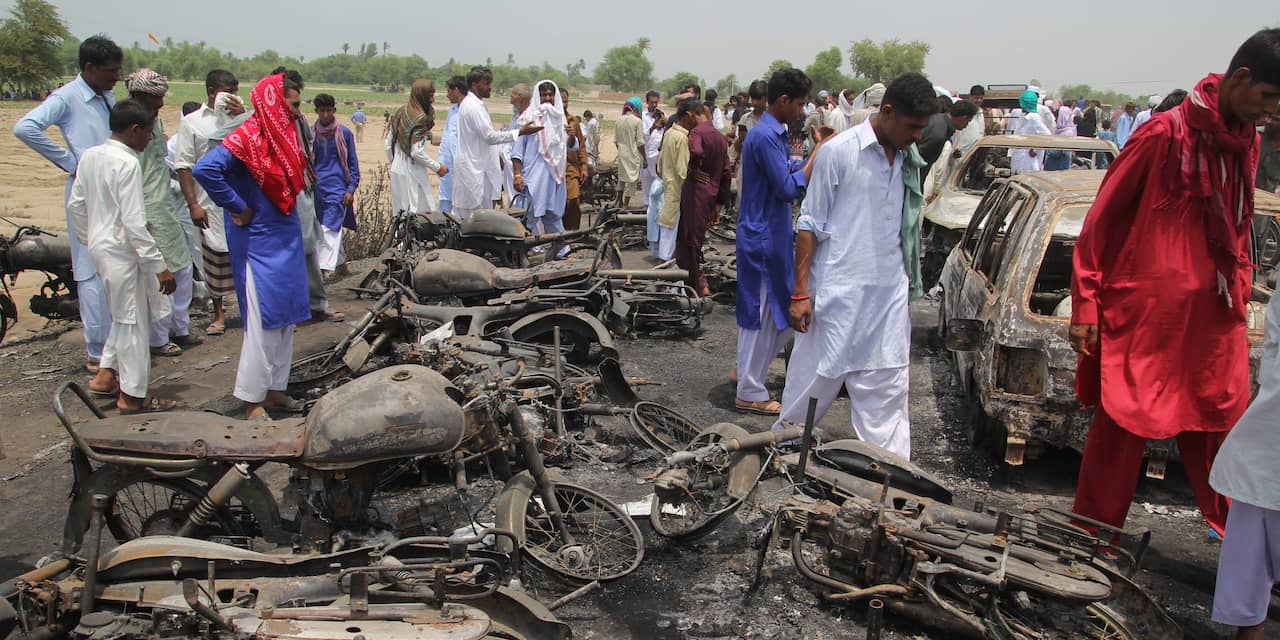 Dodental tankwagenramp Pakistan opgelopen naar ruim tweehonderd