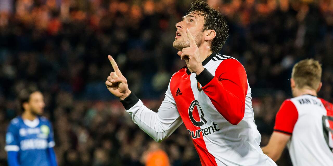 Botteghin hervat training bij Feyenoord, Jörgensen mist duel met Emmen