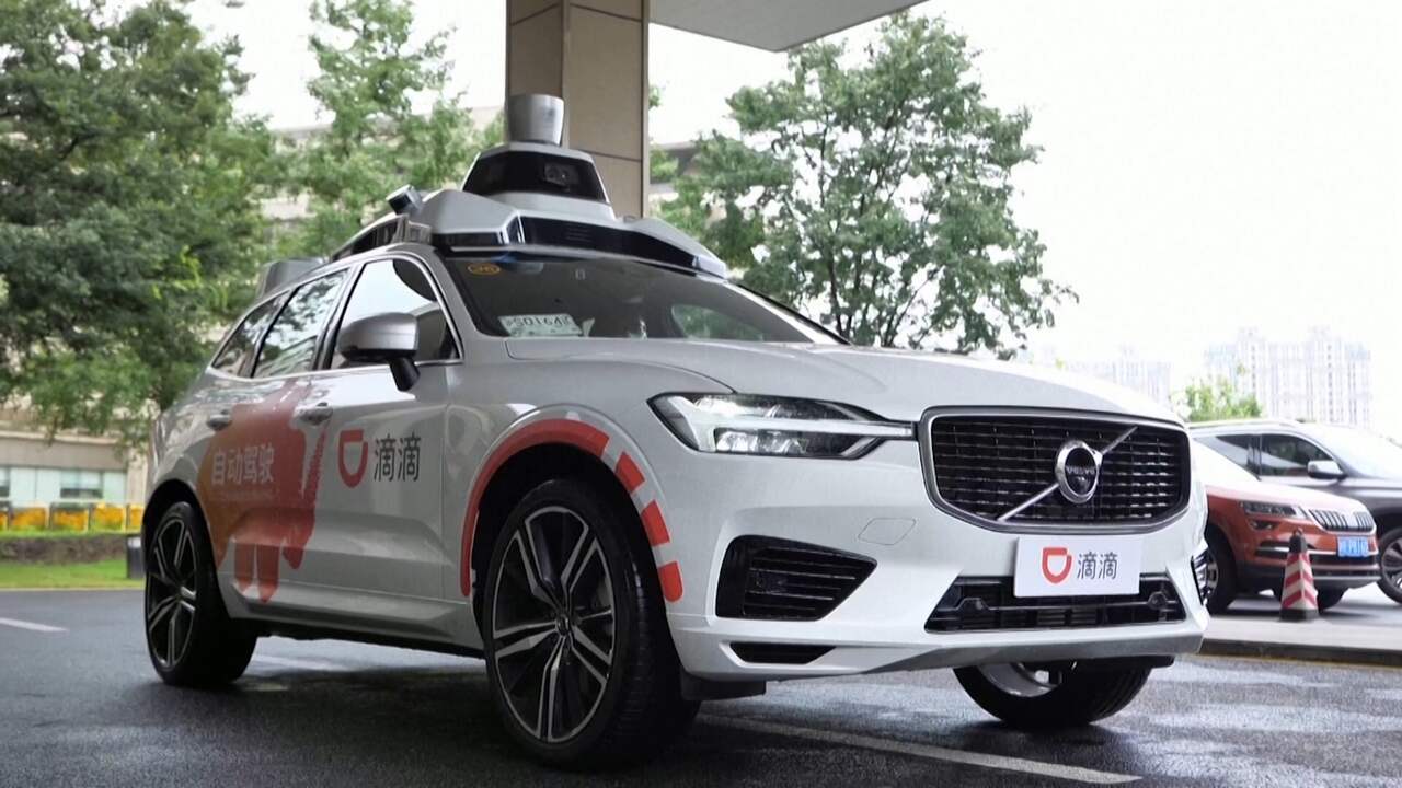 Beeld uit video: Chinees bedrijf start met testen zelfrijdende auto’s