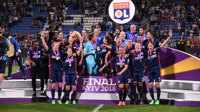 Olympique Lyon won de Champions League vorig seizoen voor de zevende keer.