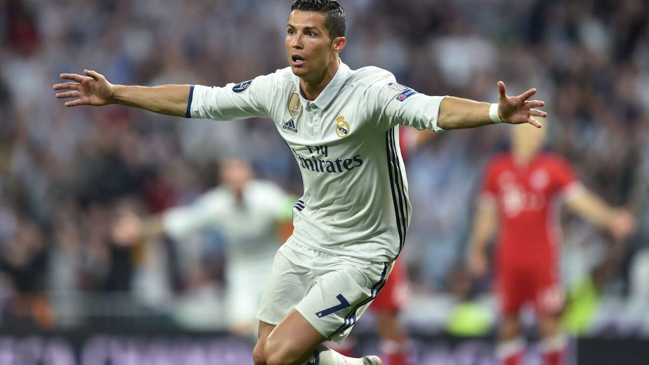 Beeld uit video: Honderdste goal Ronaldo in Champions League