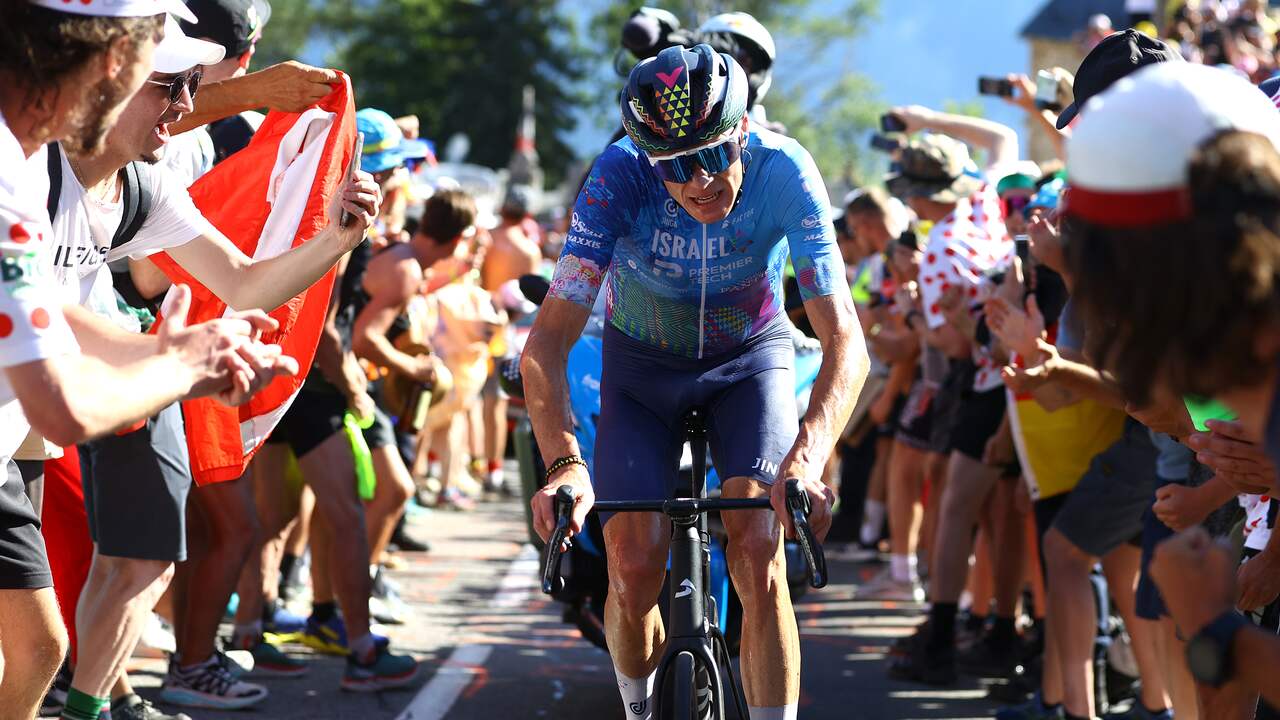 Chris Froome, quadruple vainqueur du Tour de France, s'est battu pour la troisième place de la douzième étape.
