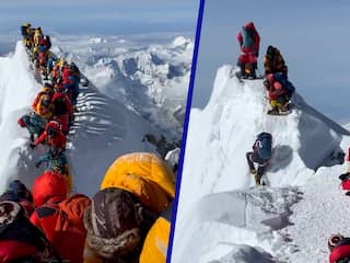 Klimmers hijsen zich terug op Mount Everest na ongeluk