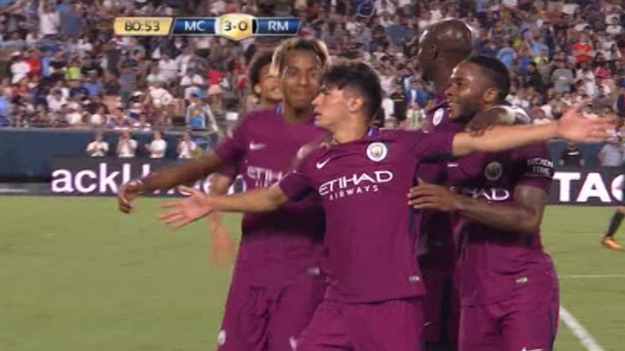 City maakt gehakt van Real Madrid in oefenwedstrijd (4-1)
