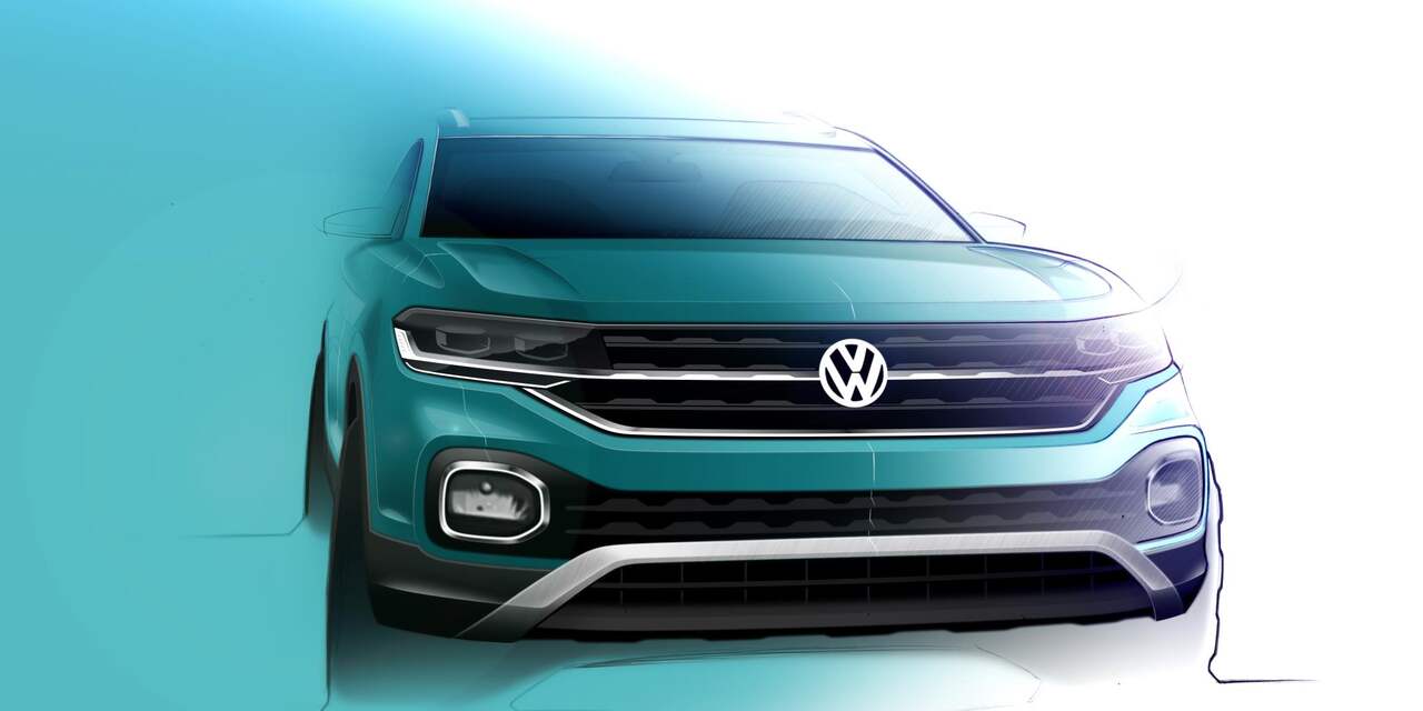 Volkswagen toont schetsen van nieuwe T-Cross 