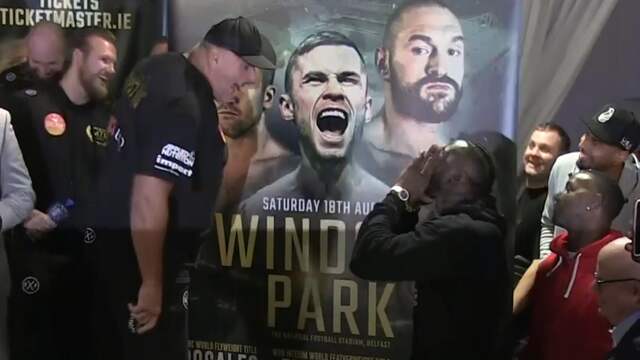 Bokser Wilder verstoort weigh-in Tyson Fury