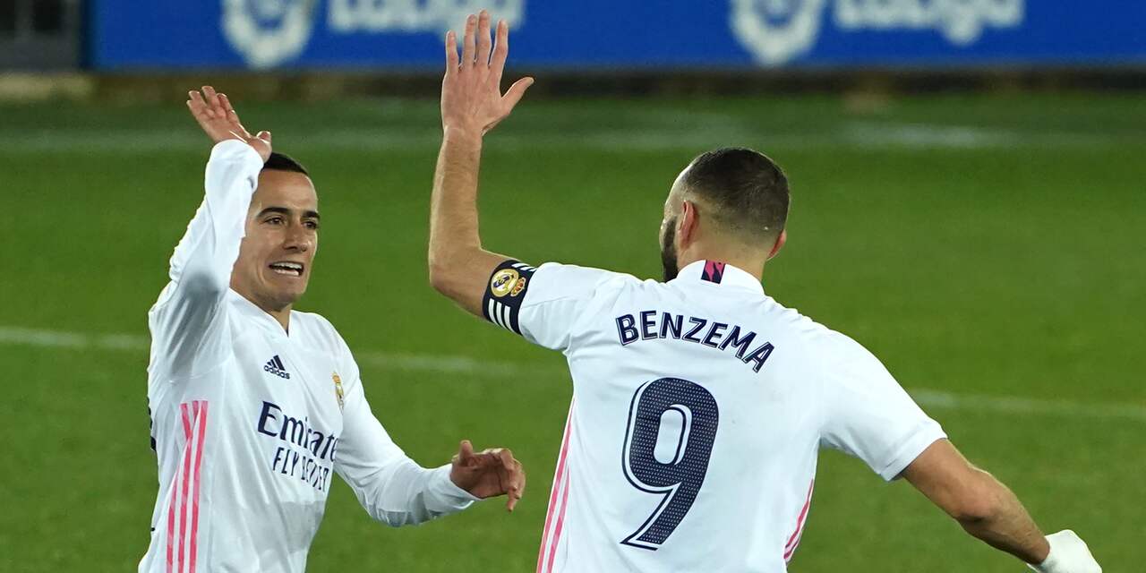 Real Madrid herstelt zich van bekerblamage met ruime zege bij Alavés